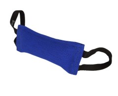 Tug din material francez prevazut cu doua manere pentru dresaj canin 10 x 25 cm