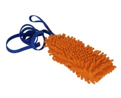 Tug din microfibra prevazut cu lesa pentru dresaj canin 20 x 12 cm