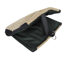 Perna de muscatura din iuta prevazuta cu maner interior pentru dresaj canin 32 x 24 cm