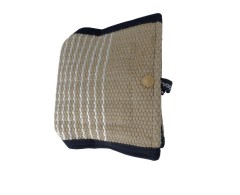 Perna de muscatura din iuta prevazuta cu maner interior pentru dresaj canin 32 x 24 cm