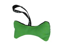 Tug din material francez in forma de os pentru dresaj canin