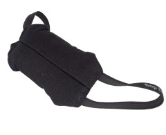 Tug tip minge rugby din material francez cu doua manere pentru dresaj canin .