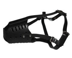 Botnita profesionala pentru Malinois confectionata din piele naturala .