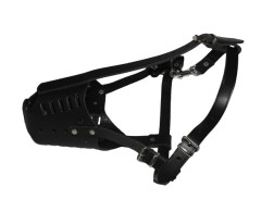 Botnita profesionala pentru Malinois confectionata din piele naturala .