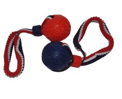 Minge pentru dresaj canin 7 cm prevazuta cu banda elastica .