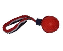 Minge pentru dresaj canin 7 cm prevazuta cu banda elastica .