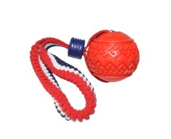 Minge pentru dresaj canin 7 cm prevazuta cu banda elastica .