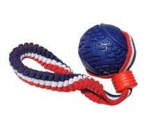 Minge pentru dresaj canin 7 cm prevazuta cu banda elastica .