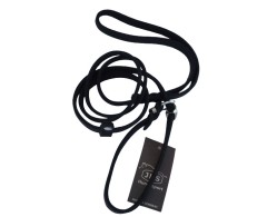 Lesa din piele neagra de lux pentru prezentare caini show