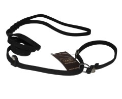 Lesa din piele neagra de lux pentru prezentare caini show