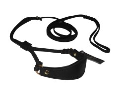 Lesa profesionala neagra pentru prezentare Ciobanesc German 10 mm x 250 cm