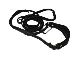 Lesa profesionala neagra pentru prezentare Ciobanesc German 10 mm x 250 cm