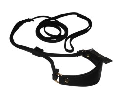 Lesa profesionala neagra pentru prezentare Ciobanesc German 10 mm x 250 cm