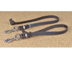 Lesa scurta profesionala JHS Hundesport din piele prevazuta cu inel si nod