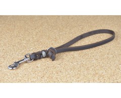 Lesa scurta profesionala JHS Hundesport din piele prevazuta cu inel si nod