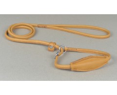 Lesa de lux pentru show din piele rotunda Royal nappa , prevazuta cu protectie pentru laringe