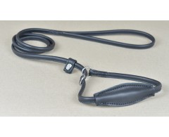 Lesa de lux pentru show din piele rotunda Royal nappa , prevazuta cu protectie pentru laringe