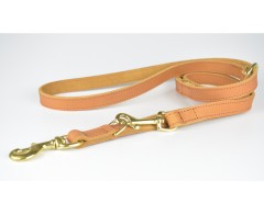 Lesa reglabila super premium Brandy din piele Chrome Free 15 mm / 200 cm