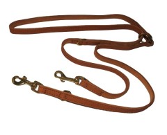 Lesa reglabila super premium Brandy din piele Chrome Free 15 mm / 200 cm