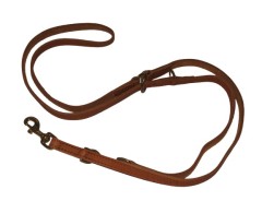 Lesa reglabila super premium Brandy din piele Chrome Free 15 mm / 200 cm