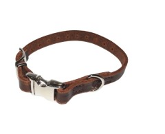 Zgarda reglabila Black Mamba Leather® din piele naturala pentru caini puppy sau de talie mica