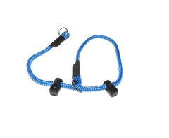 Zgarda strangulanta de contact din paracord cu feronerie otel cromat pentru dresaj canin 5 mm