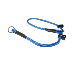 Zgarda strangulanta de contact din paracord cu feronerie otel cromat pentru dresaj canin 5 mm