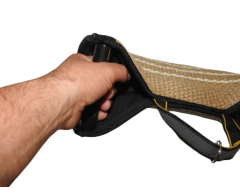 Perna profesionala tip fluture din iuta pentru dresaj canin