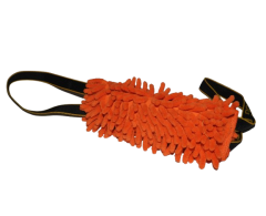 Tug Lion din microfibra cu doua manere pentru caini .