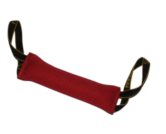 Tug din material francez 7 x 25 cu doua manere pentru dresaj canin