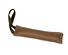Tug din iuta 7 x 25 cm cu un maner pentru dresaj canin