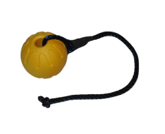 Minge din spuma Ø 7 cm cu snur pentru dresaj canin