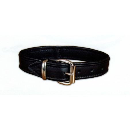 Zgardă de lux pentru caini , din piele naturala nappa 