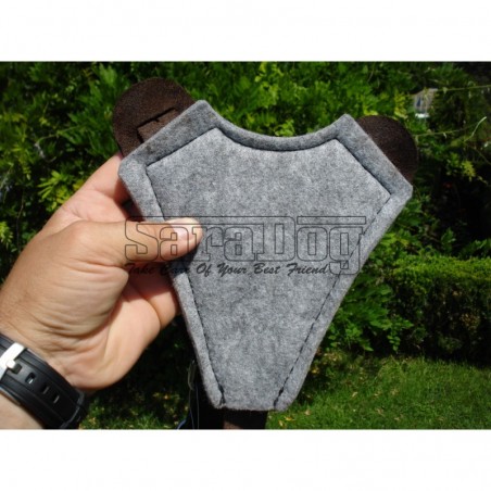 Ham pentru caini confectionat din piele naturala 