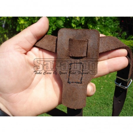 Ham pentru caini confectionat din piele naturala 