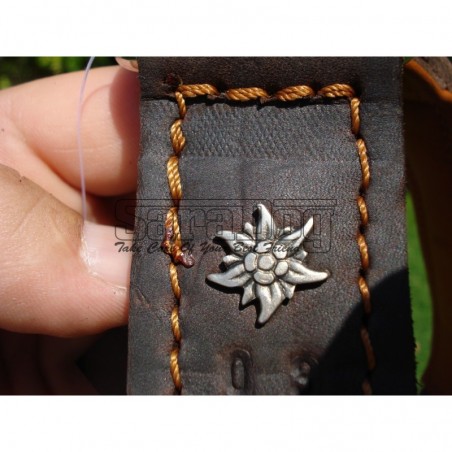 Ham de lux pentru caini confectionat din piele naturala fett si captusit cu piele moale nappa