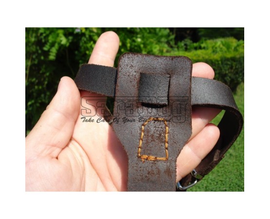 Ham de lux pentru caini confectionat din piele naturala fett si captusit cu piele moale nappa