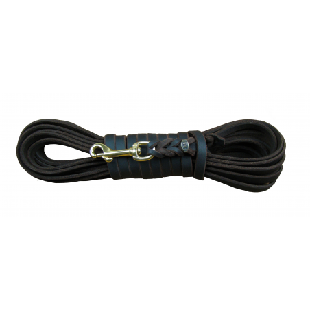 Lese pentru caini de urma , din piele naturala fett