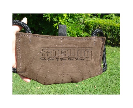 Pernă de muscatura pentru dresaj canin confectionata din piele naturala moale