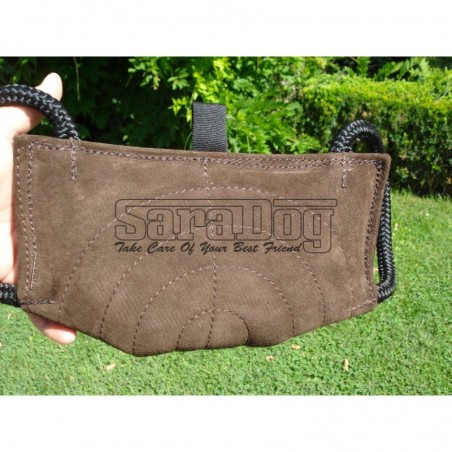 Pernă de muscatura pentru dresaj canin confectionata din piele naturala moale