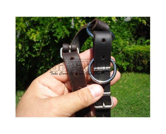 Ham din piele pentru dresajul de urma caini ( Bottcher )