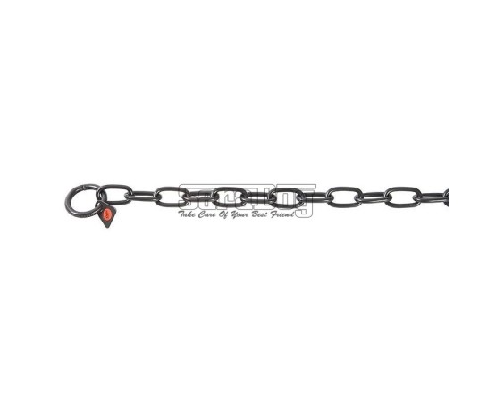 Zgarda strangulanta pentru dresaj canin , inox negru Hermann Sprenger