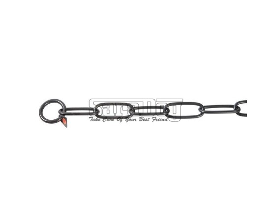 Zgarda strangulanta pentru dresaj canin , inox negru Hermann Sprenger