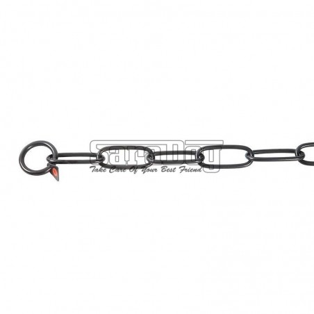 Zgarda strangulanta pentru dresaj canin , inox negru Hermann Sprenger