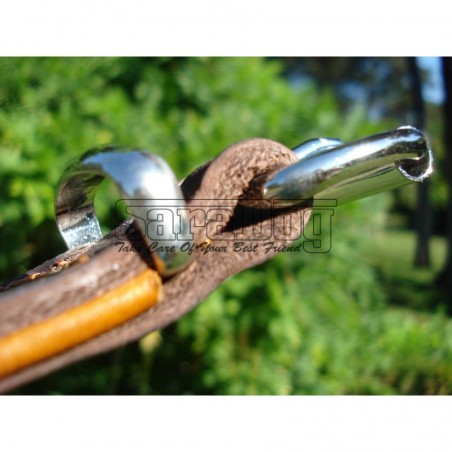 Zgardă de lux pentru caini , din piele naturala cu cristale swarovski