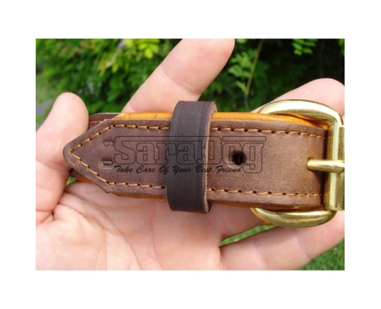 Zgardă de lux pentru caini , din piele naturala cu cristale swarovski