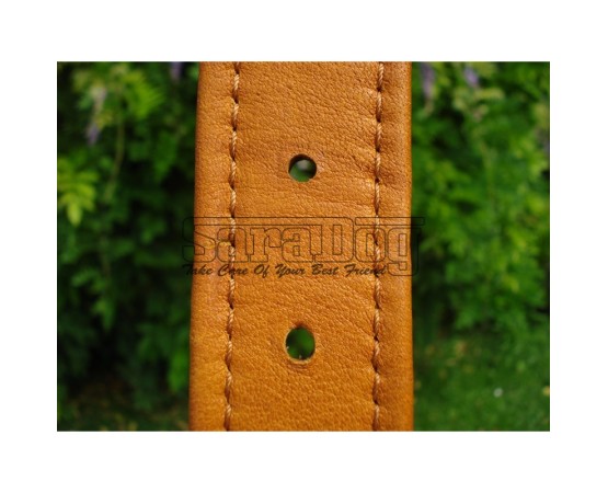 Zgardă de lux pentru caini , din piele naturala cu cristale swarovski