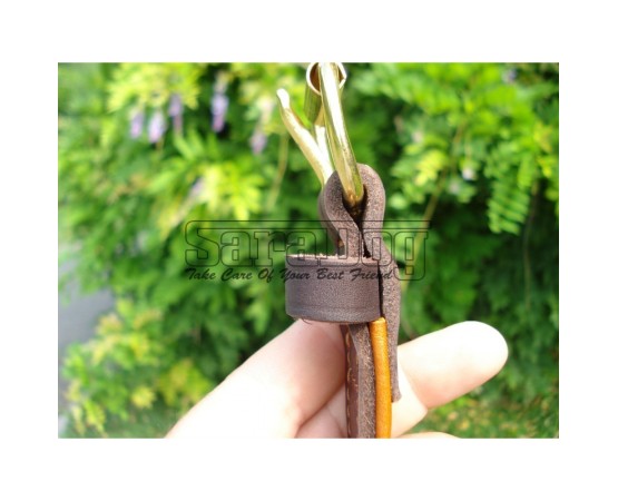 Zgardă de lux pentru caini , din piele naturala cu cristale swarovski