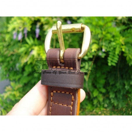 Zgardă de lux pentru caini , din piele naturala cu cristale swarovski