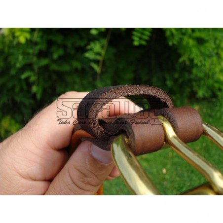 Zgardă de lux pentru caini , din piele naturala cu cristale swarovski